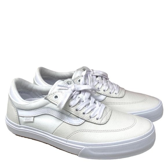 VANS Gilbert Crockett Casual Shoes For Women White Leather Sneakers VN0A5JIFWWW - Picture 4 of 11